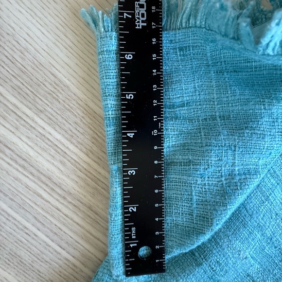 Sara Campbell Teal Midi Dress with Fringe size 12 - Picture 6 of 10